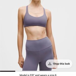 lululemon athletica Lavender Free to Be Sports Bra